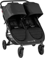 City Mini GT2 Double Stroller (Jet) - Prams & Strollers, Twins, All-Wheel Suspen