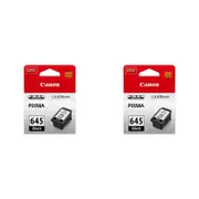 2PK Canon Pixma PG645 Ink Cartridge 180 Page Yield - Black