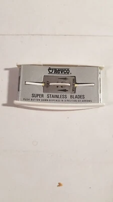 Vintage 1970's Revco Super Stainless Double Edge Razor Blades