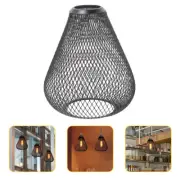 Black Mesh Iron Lamp Shade Wire Shades Wrought Lampshade Decorative