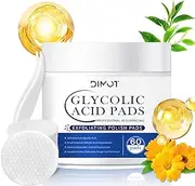 Glycolic Acid Peel Pads with Glycolic Acid & Salicylic Acid - Deep Cleansing, Pore Refining and Long-Term Care for Radiant Skin (60 Pads)