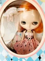 Blythe Neo Cloud Nine Ball Toy, Orange Brown Bob, Retro Pink & Black Outfits, Us