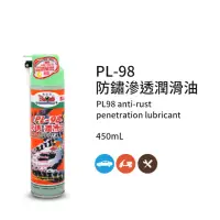 在飛比找momo購物網優惠-【黑珍珠】PL-98防鏽滲透潤滑油(450mL)