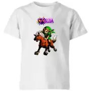 The Legend of Zelda Link And Epona Kids' T-Shirt - White