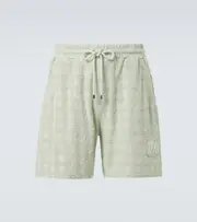 [Amiri] Amiri MA Quad cotton-blend shorts UK 28 green
