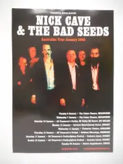 Nick Cave & The Bad Seeds 2009 A2 Australian Tour Poster