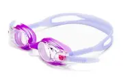 Luna Swimming Goggles Freestyle Plus with Easy-Adjust Strap Purple Clear Lenses