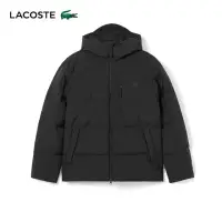 在飛比找momo購物網優惠-【LACOSTE】男裝-時尚百搭羽絨外套(黑色)