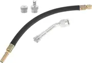 X AUTOHAUX 1 Set 135 Degree Copper Tire Valve Extension with Flexible Plastic 250mm Tyre Valve Stem Extender for Car Motorcycle RV Truck Bike