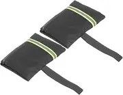 Generic 2pcs Protection Bag Air Outside Tap Insulation Planter Nozzle Insulated Door Blocker Collapsible Stopper Conditioner Dryer Covers Water Hose Vent Oxford Cloth