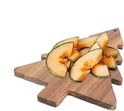 Christmas Tree Charcuterie Board,Charcuterie Board Wooden Christmas Tree Cutting Board - Serving Tray with Handle Christmas Decoration for Dessert