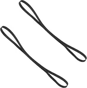 QUMIIRITY 2pcs Recorder Rubber Belts: Turntable Belt Repair Kit Turntable Drive for Record Player Replacement Cassette Tape Machine Supplies