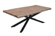 VI Elba Solid Timber Metal Legs Coffee Table