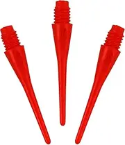 Best Sporting Replacement Tips for Soft Dart Darts, Pack of 100, Plastic Dart Tips for Soft Dartboard, Nylon Tips for Darts, Soft Darts, with Rotary Thread, Dart Accessories