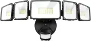 5 Heads 55W LED Security Lights Motion Sensor Outdoor, 360° Wide Angle Wide Illu