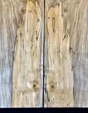 Bookmatch Black Line Spalted Hard Maple Boards 20x20x7/8” Lovely Set