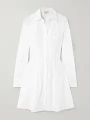 [Gabriela Hearst] Gabriela Hearst - Garcia Sea Island Cotton-poplin Shirt - White - IT42 IT 42 White