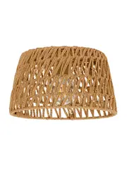 Byron 1 Light DIY Batten Fix in Natural Weave