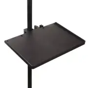 Microphone Stand Tray Mount Clamp on Rod Holders Mic Stand Desk for Stage