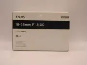 Sigma 18-35mm f/1.8 DC HSM Art Lens for Sony A