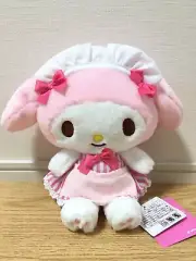 Sanrio My Melody Maid Dinner Costume Nakajima Corp 7" Plush Stuffed doll toy NEW