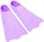 SUPVOX Silicone Short Fins for Diving Snorkeling Comfortable Flippers Flexible Design for Boys and Girls Adults