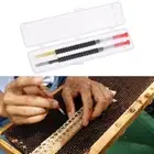 2Pcs Queen Bee Larvae Retractable Grafting Tool Beekeeping Rearing Supplie o ❤LT