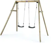 Plum Play Wooden Double Swing Set