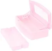 MERRYHAPY Nail Box Plastic Tray Manicure Tool Sterilizer Tray for Tweezers and Hair Cutters