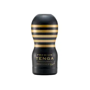 日本TENGA Premium 10周年限量紀念杯深管口交型自慰杯 黑金緊實 TOC-101PH