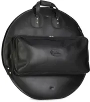 Glenn Cronkhite Bags Cymbal Bag - 22 inches, Smooth Black Leather