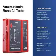 RJ45 Tester for LAN 8P8C Phone RJ12/ RJ11 6P6C 6P4C 6P2C Shielded or Unshield...