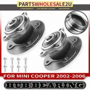 2x Rear Left & Right Wheel & Hub Bearing for Mini Cooper 2002-2006 w/ ABS Sensor (for: Mini)