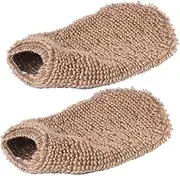Ipetboom 2pcs Vegan Bamboo Bathing Gloves Exfoliating Mitts Body Scrub Glove for Women Men Boys and Girls