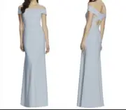 DESSY COLLECTION Off the Shoulder Crossback Formal Dress Gown Women's Size 4