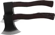 COSMEVIVI 2pcs Halloween Costume Accessories Medieval Axes Halloween Fake Ax Hatchet Cosplay Party Prop Hatchet Trick Model Stage Performance Prop Foam Pu