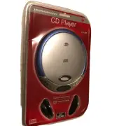 Durabrand CD Player CD-566 Blue and Silver With Headphones