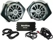 NavAtlas Rzr Kick Panel Speaker System for 2015-2019 Polaris RZR XP 1000 EPS UTV