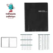 2025 8.5-inch x 11-inch Daily 8-Person Group Practice Planner, Faux Leather C...