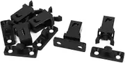Cabinet (Tool holder) Cupboard Plastic Non-Magnetic Push Touch Latch Black 20mm (23ry850qf580) Length 5pcs