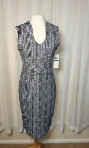 Nina Leonard Sheath Midi dress sz Large