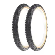 2 PRO+ PERFORMANCE Bicycle Tire 20" x 2.125" Black/Gum Comp 1 Style BMX Tread
