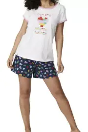 Ladies size 10 LEGO MUM OF A MASTER BUILDER summer pyjamas pjs NEW 7098