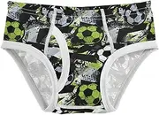 [Joisal] Ball Paddles Cute Boys' Underwear Tag Free Briefs for Boys, Grunge Style Football, 5 Years