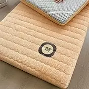 Floor Mattress Single, Soft Breathable Futon Mattress Japanese Tatami Mat Portable Roll Up Mattress Folding Sleeping Bed Pad for Home Camping Couch(B,0.9m*2.0m)
