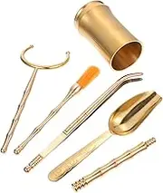 UTHCLO Set Accessories 5pcs Teacup Container Bucket Cylinder Canister Accessories for Tea Enthusiasts