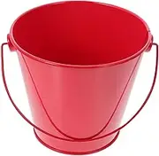 BIUDECO 1Pc Iron Snack Bucket Elegant Ice Beverage Tub for Bars Ktv Restaurants One Design with Convenient Handle for More