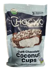 Chocxo Simply Better Chocolate Dark Chocolate Coconut Cups 11.85 Ounce