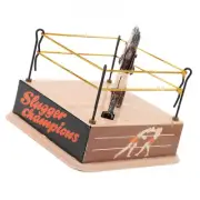 Clockwork Boxing Toy Nostalgic Theme Boxing Tin Toy Decorative Vintage CR