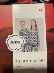 Terramar Themolator 2.0 Crew Kid's Baselayer Shirt L XL NIB 14 18